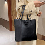 MONTANA BUFFALO LEATHER TOTE BAG