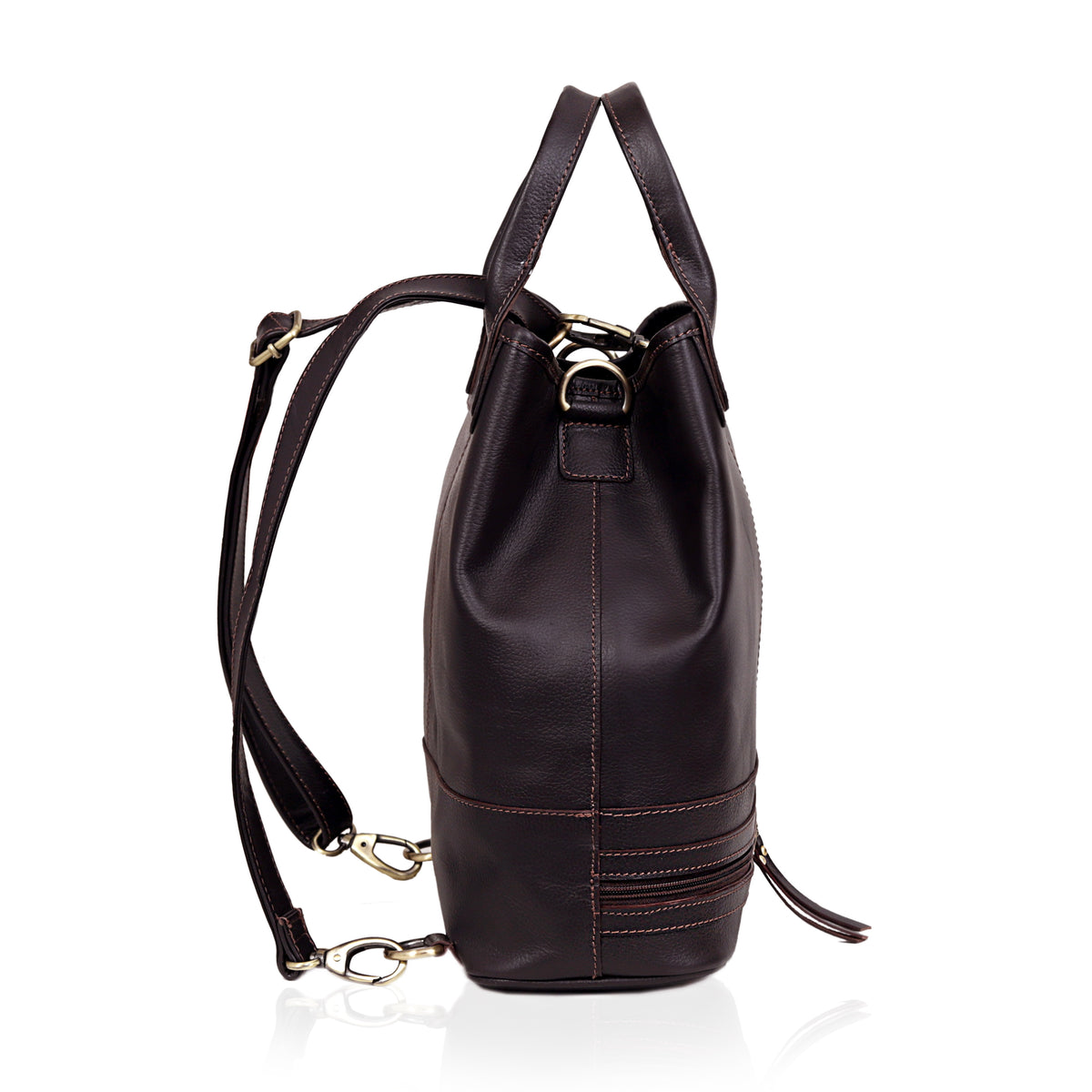 The Corvin Full-Grain Leather Backpack