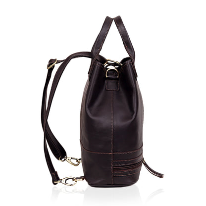 The Corvin Full-Grain Leather Backpack