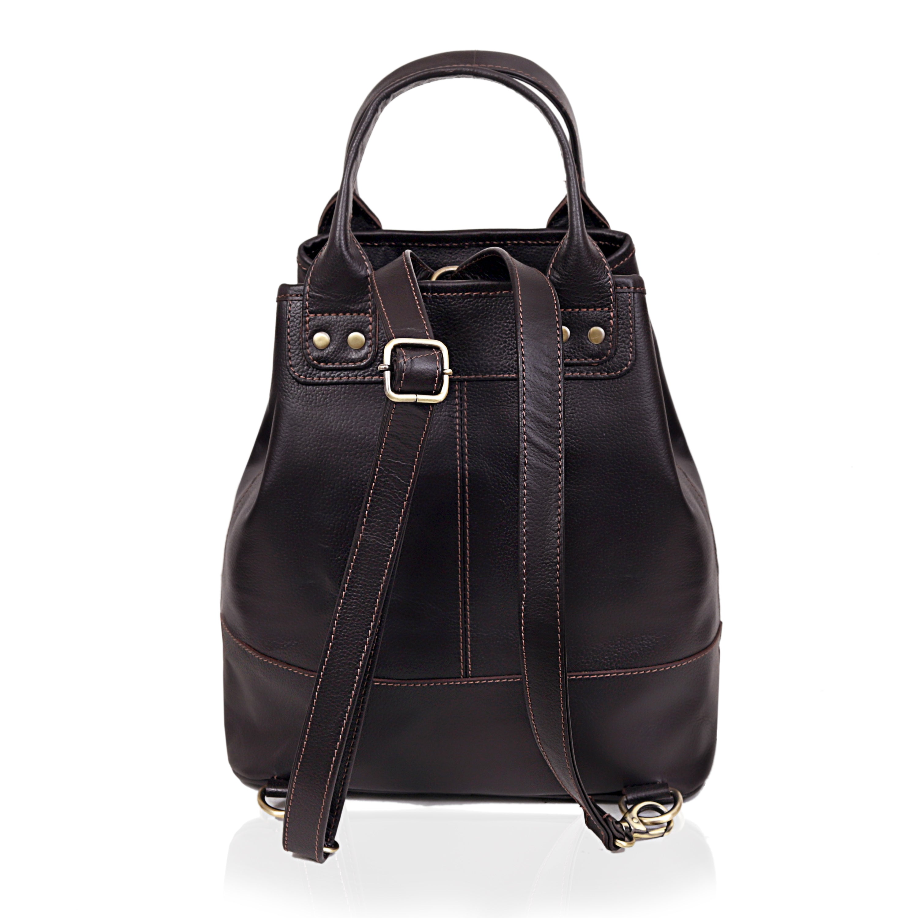 classic leather backpack Urban Full-Grain Leather Backpack