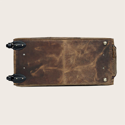 New York  Leather Trolley Duffel bag