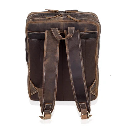 Dylan Vintage Leather Backpack with Laptop Compartment