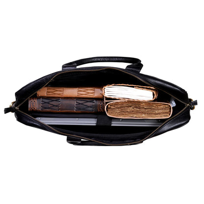 Lincoln Leather Briefcase Bag