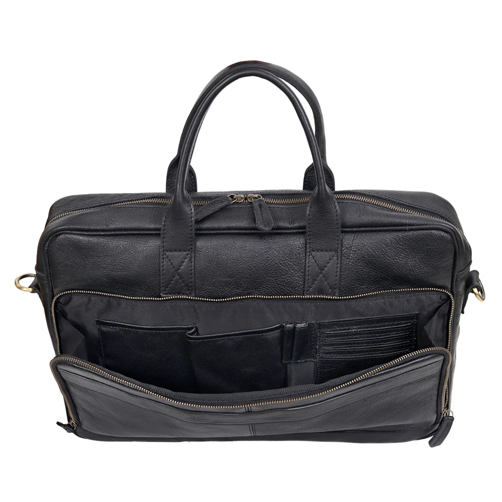 Lincoln Leather Briefcase Bag