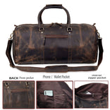 The Outlander Duffel Bag - Genuine Full-Grain Leather Travel Bag