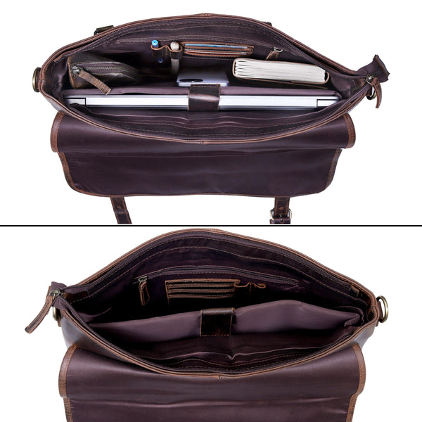 The Camden Leather Messenger Bag Smart, Sleek, Built for every journey