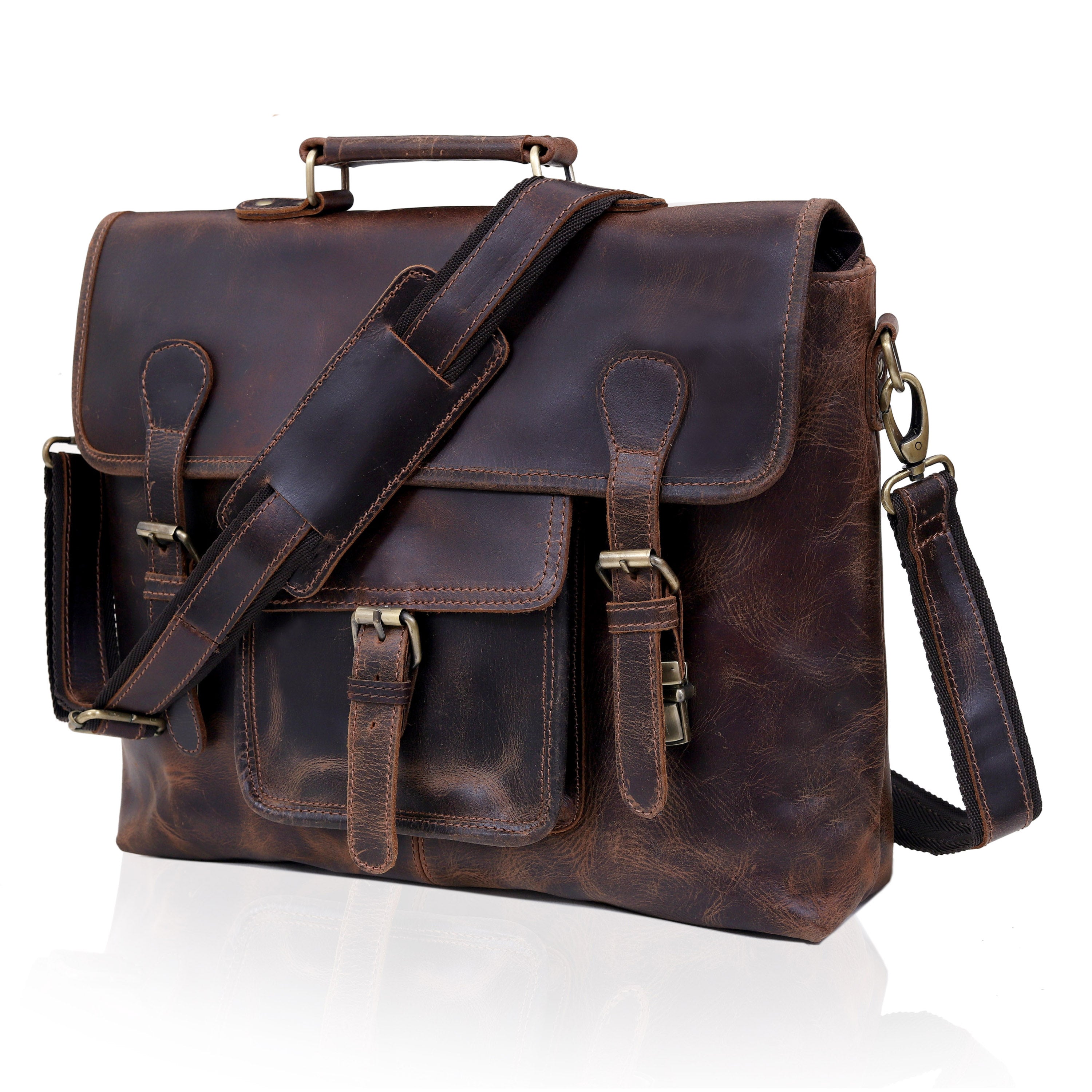 The Camden Leather Messenger Bag Smart, Sleek, Built for every journey