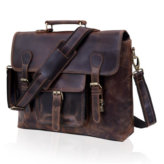 The Camden Leather Messenger Bag