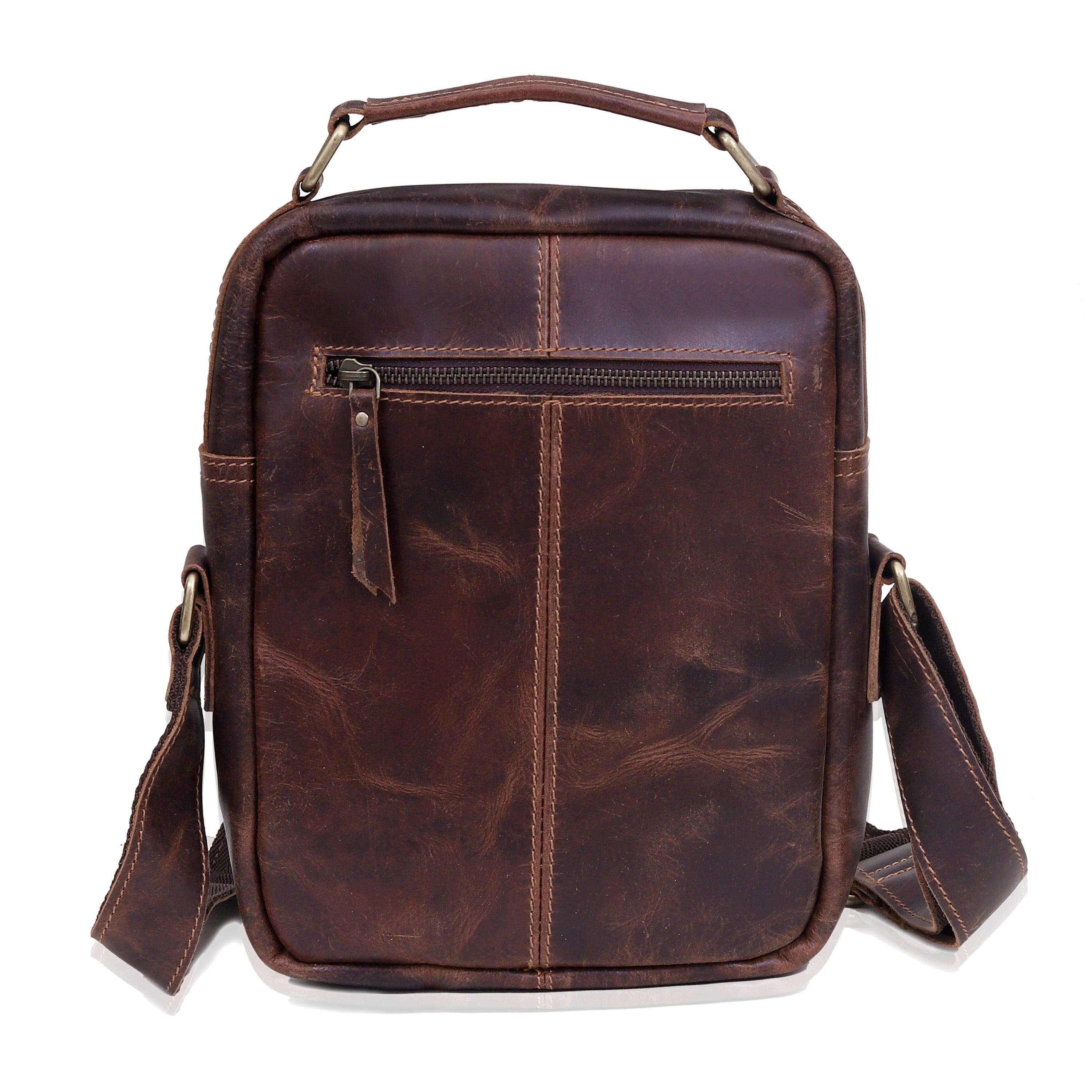 Vintage Urban Crossbody Leather Bag For Men and Women