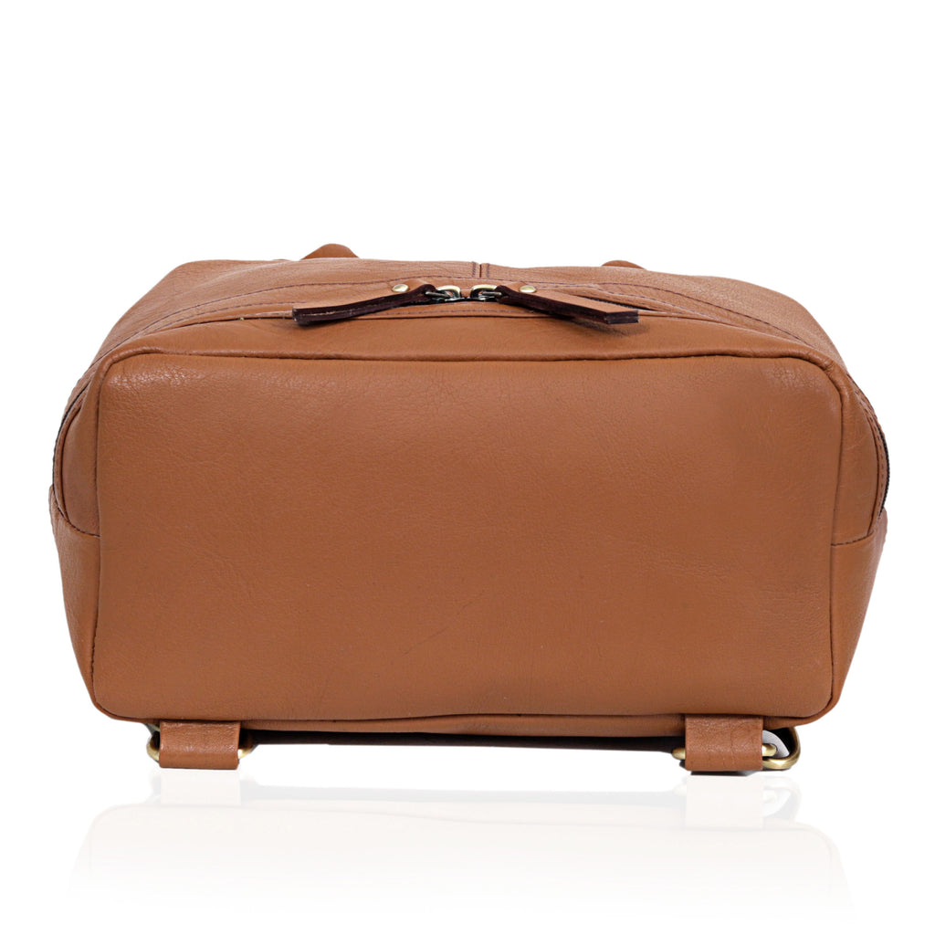 Convertible Leather Tote Backpack – 2-in-1 Everyday Essential