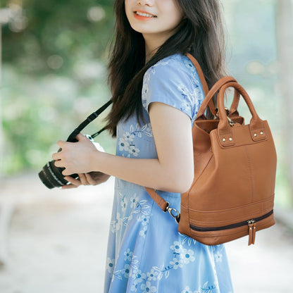 The Roam 3-in-1 Convertible Leather Bag