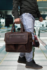 The Porter Leather Messenger Bag- Classic craftsmanship. Everyday function