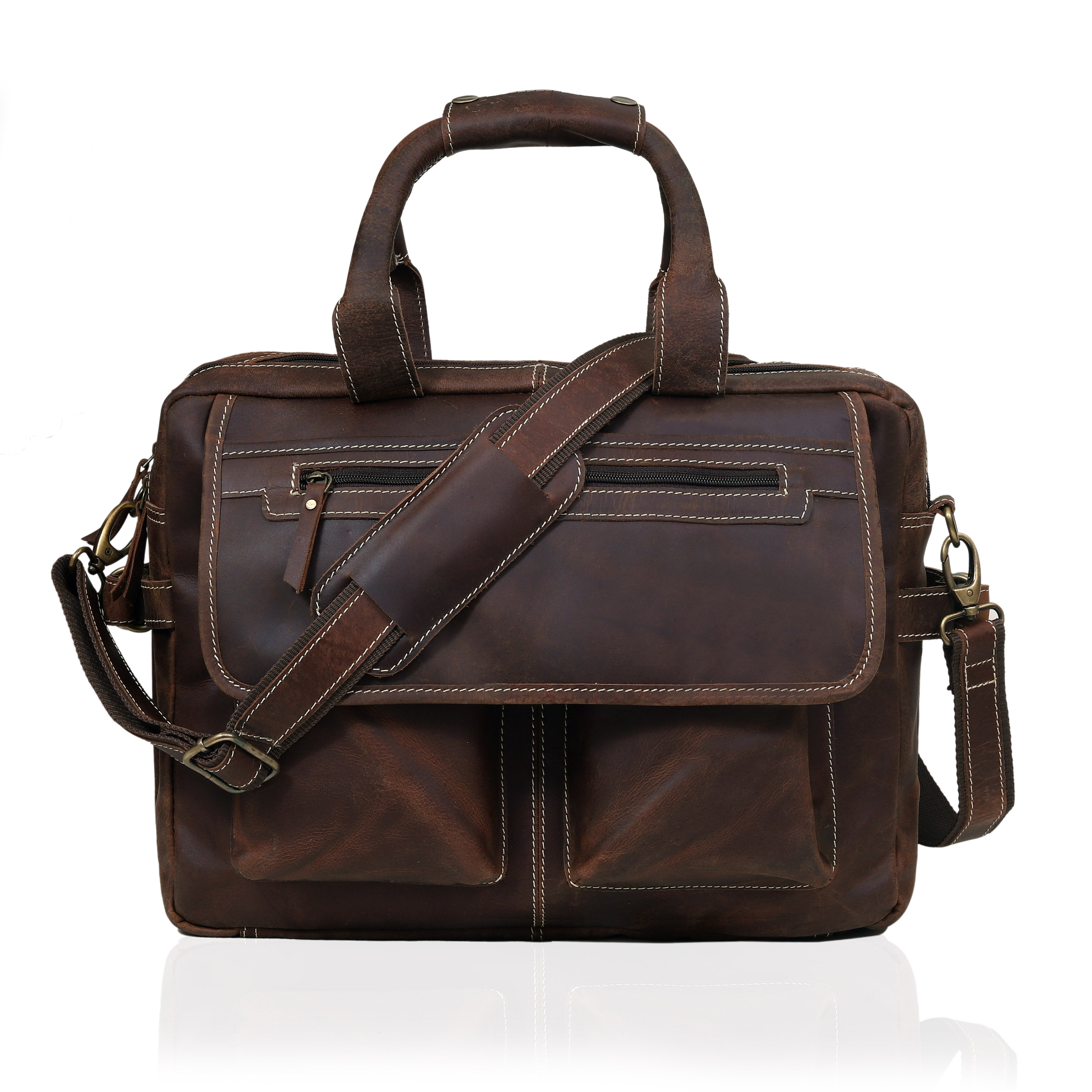 The Porter Leather Messenger Bag- Classic craftsmanship. Everyday function