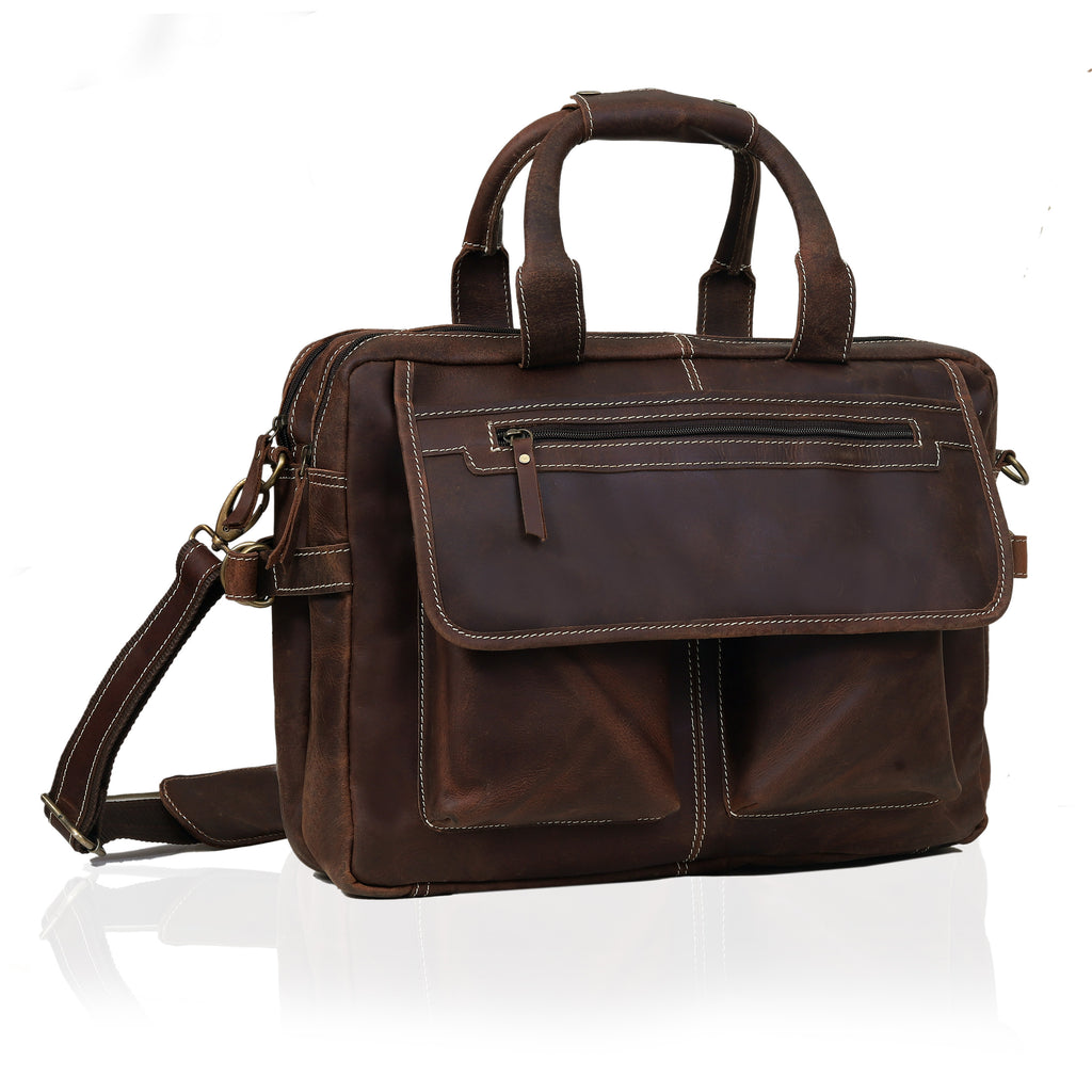 The Porter Leather Messenger Bag- Classic craftsmanship. Everyday function