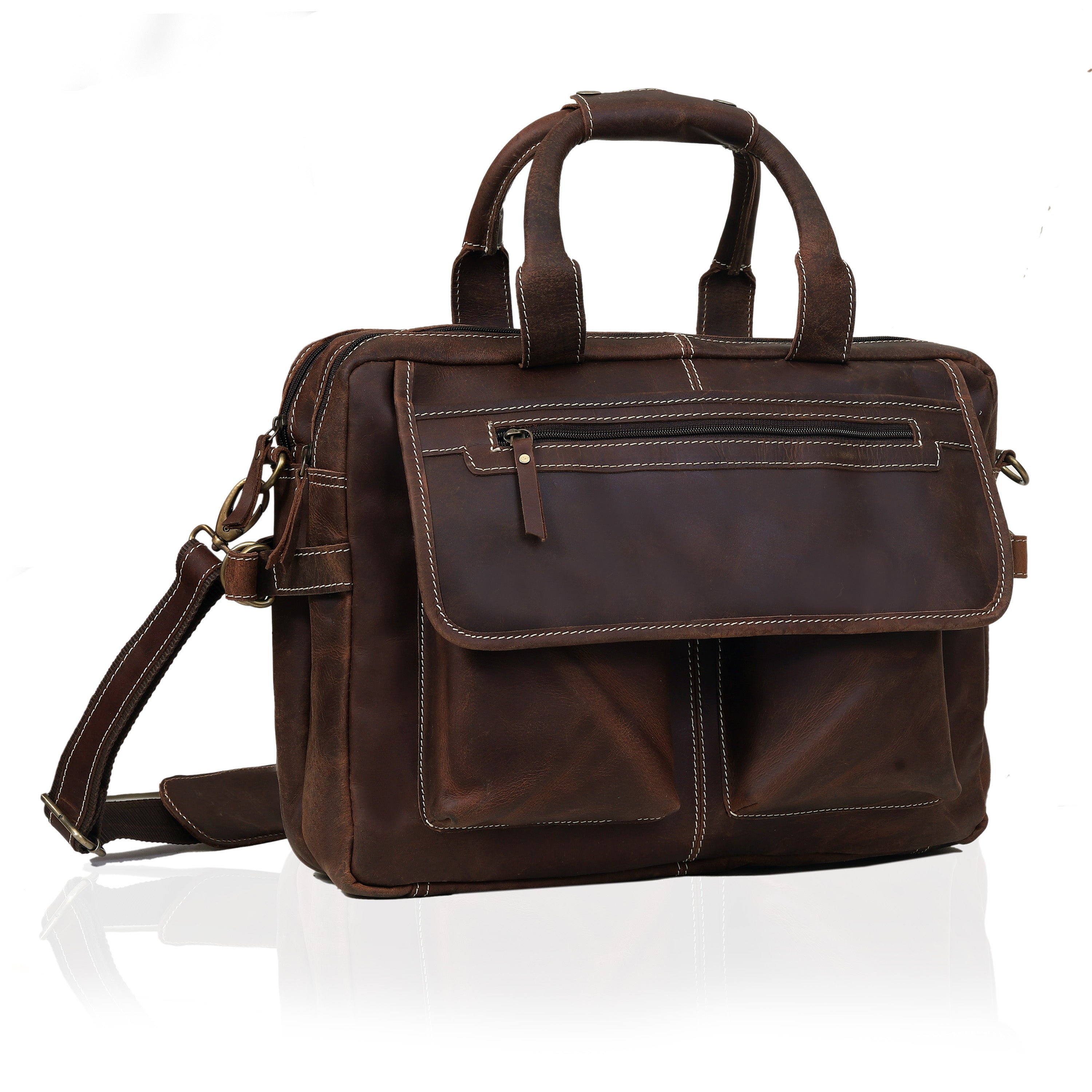 The Porter Leather Messenger Bag- Classic craftsmanship. Everyday function