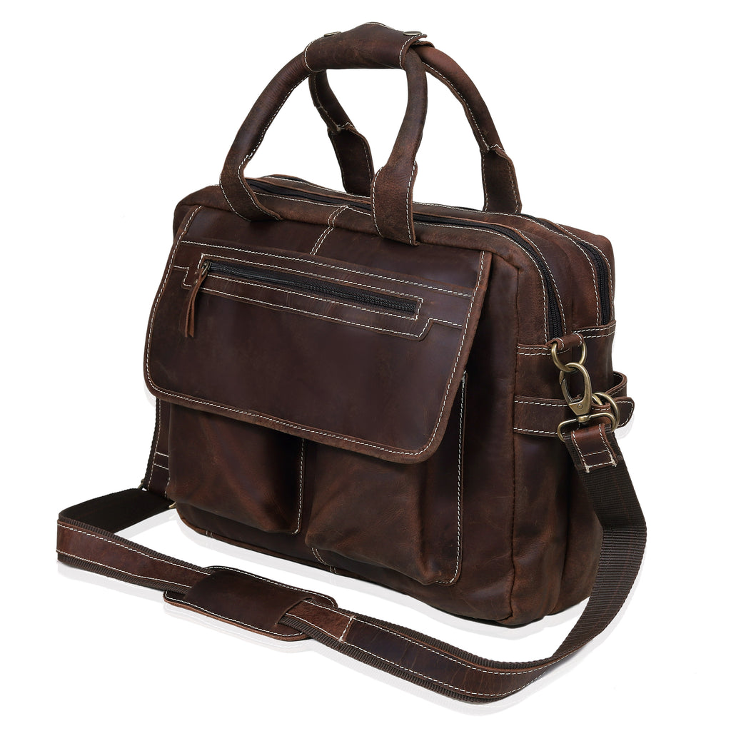 The Porter Leather Messenger Bag- Classic craftsmanship. Everyday function