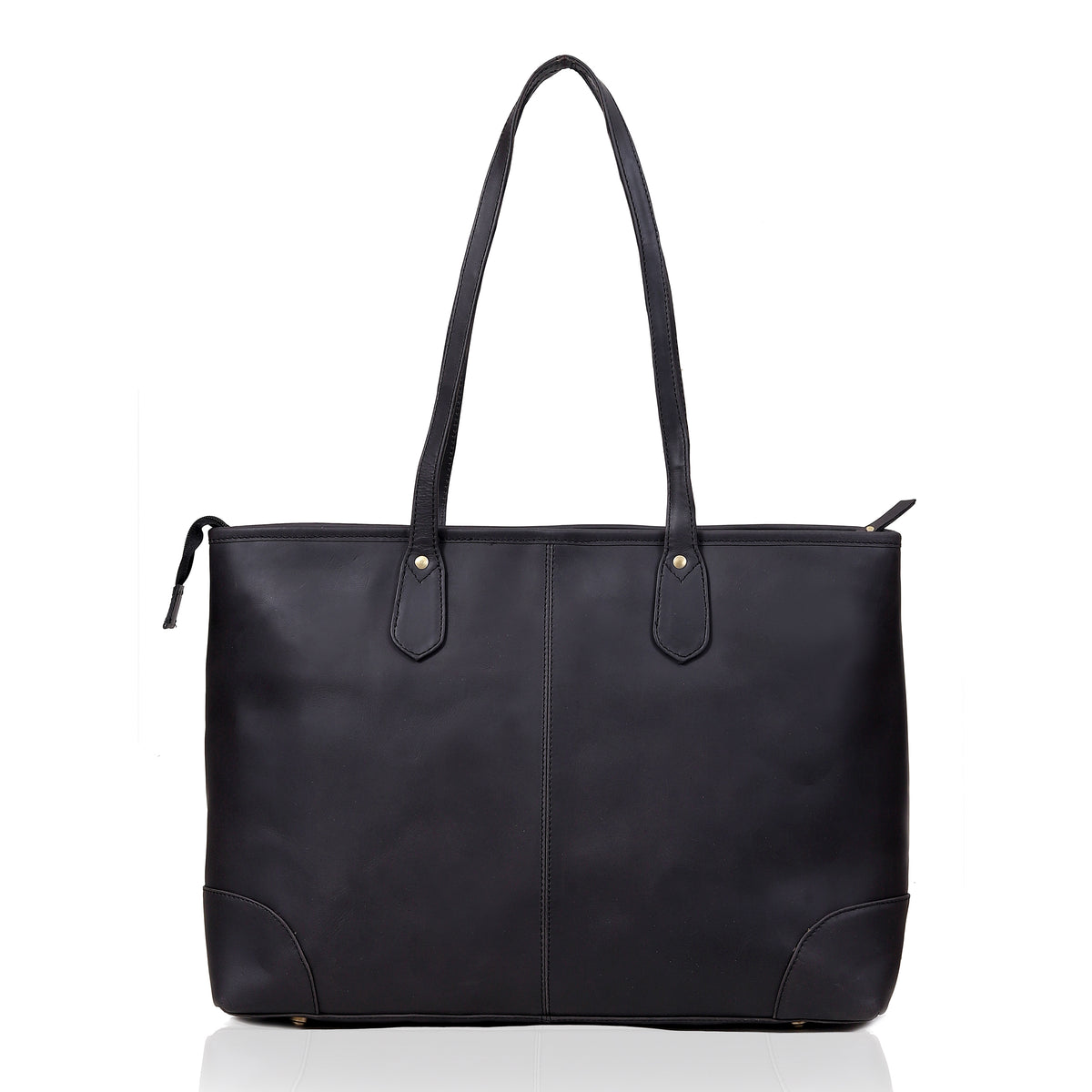 Classic Elegance Full Grain Leather Tote Bag