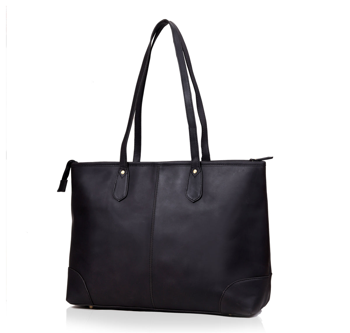 Classic Elegance Full Grain Leather Tote Bag