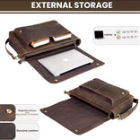 Monarch Vintage Leather Messenger Bag
