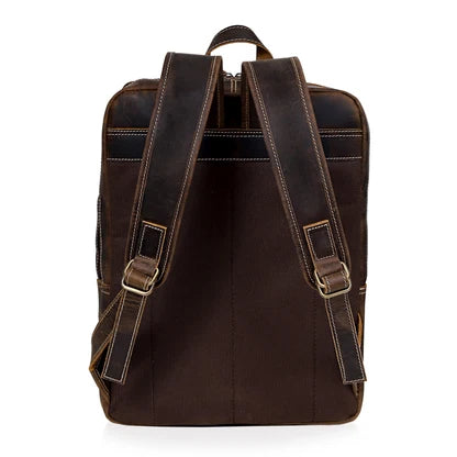 Dylan Vintage Leather Backpack with Laptop Compartment
