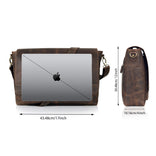 Monarch Vintage Leather Messenger Bag