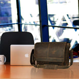 Monarch Vintage Leather Messenger Bag