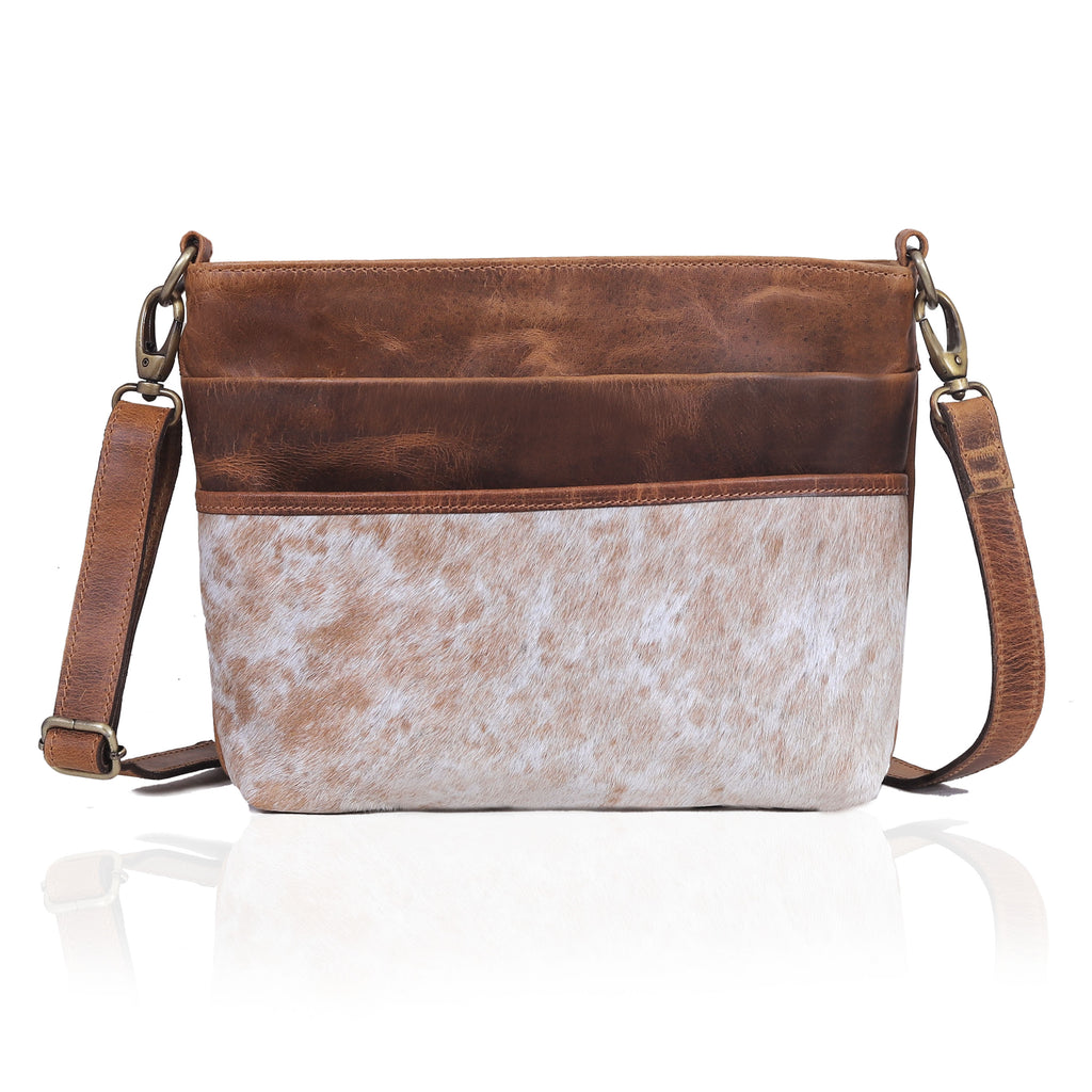 Handcrafted Genuine Leather Cowhide  Women’s Crossbody Bag – Chic, Versatile & Everyday Ready