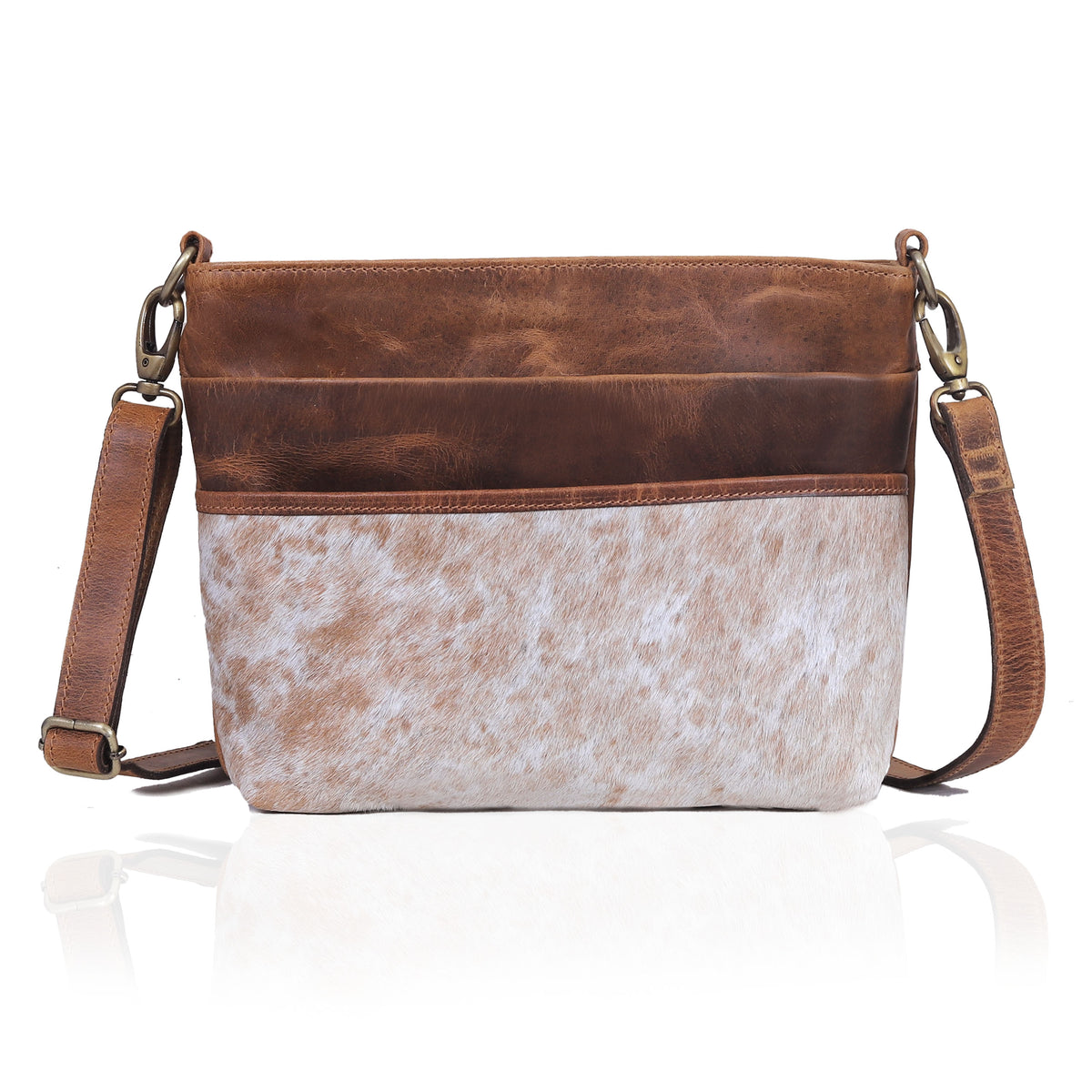 Handcrafted Genuine Leather Cowhide  Women’s Crossbody Bag – Chic, Versatile & Everyday Ready