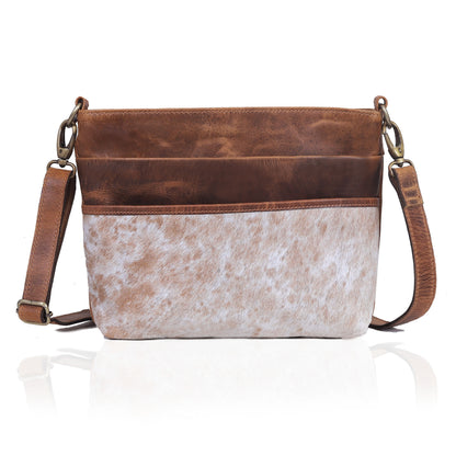 Handcrafted Genuine Leather Cowhide  Women’s Crossbody Bag – Chic, Versatile & Everyday Ready