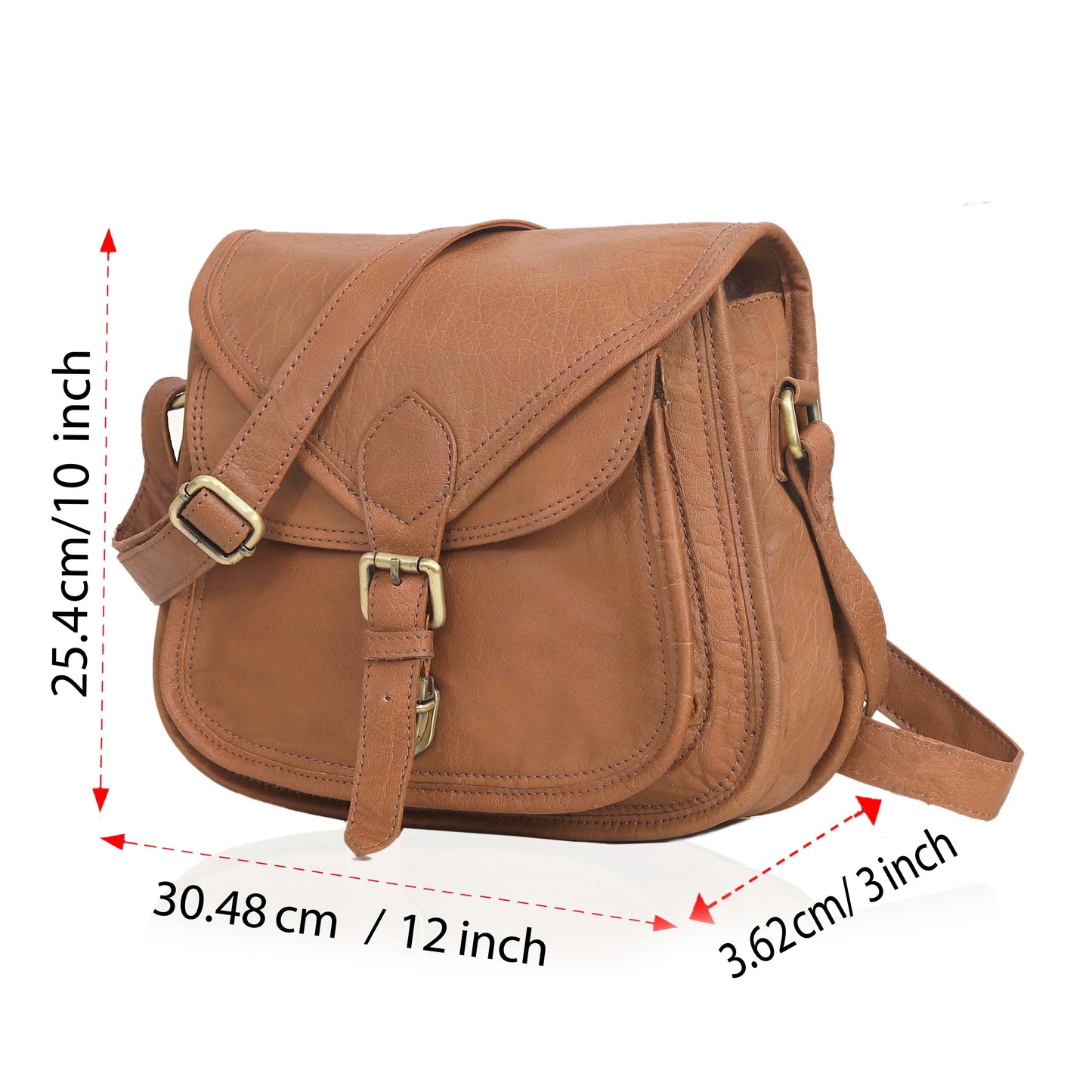 Elegant Leather Crossbody Bag for Women