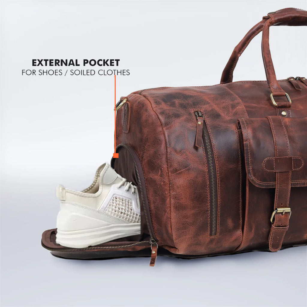 Commuter Leather Duffel Bag