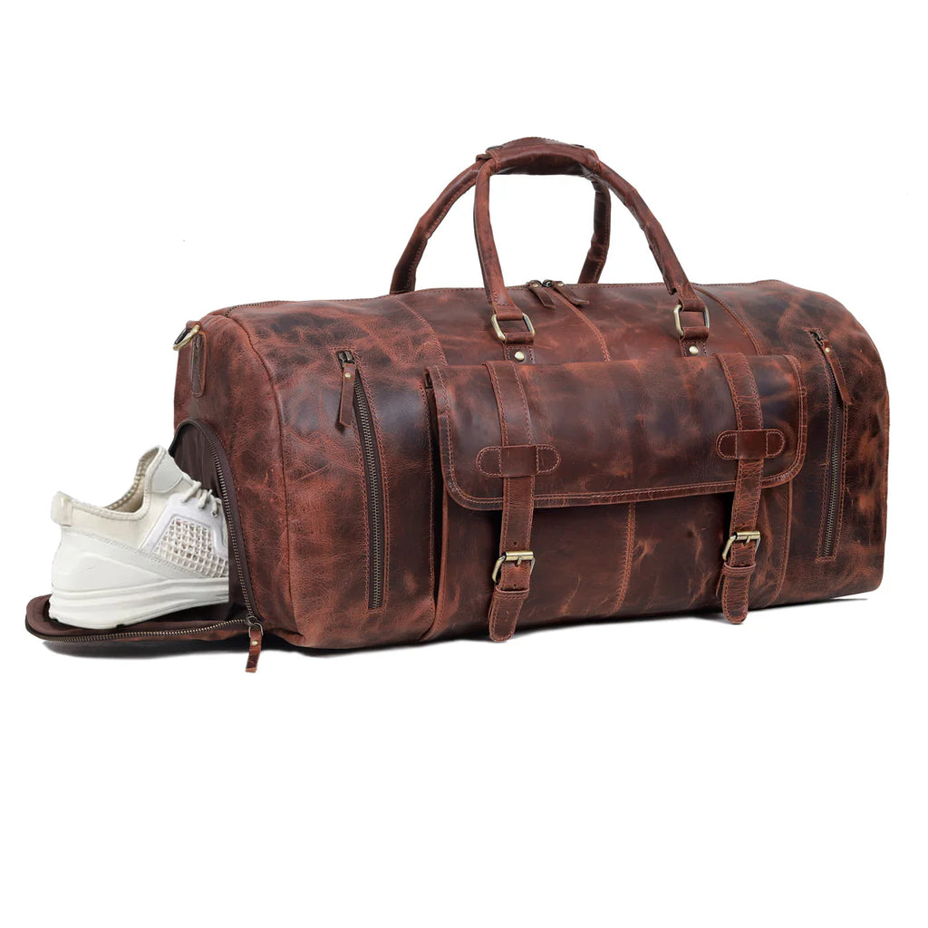 Commuter Leather Duffel Bag