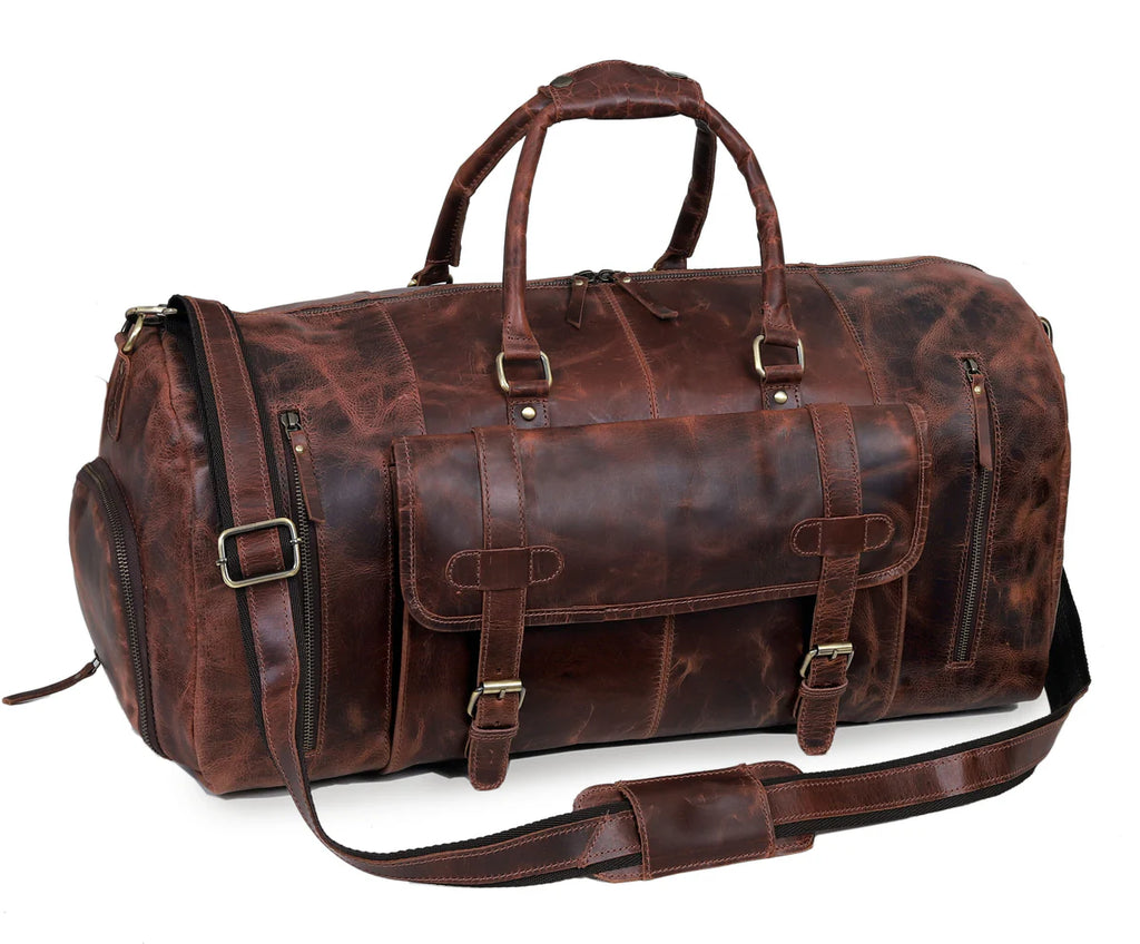 Commuter Leather Duffel Bag