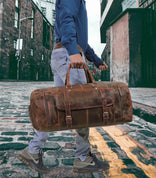Commuter Leather Duffel Bag