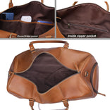 Lincoln Leather Duffel  Bag For Men