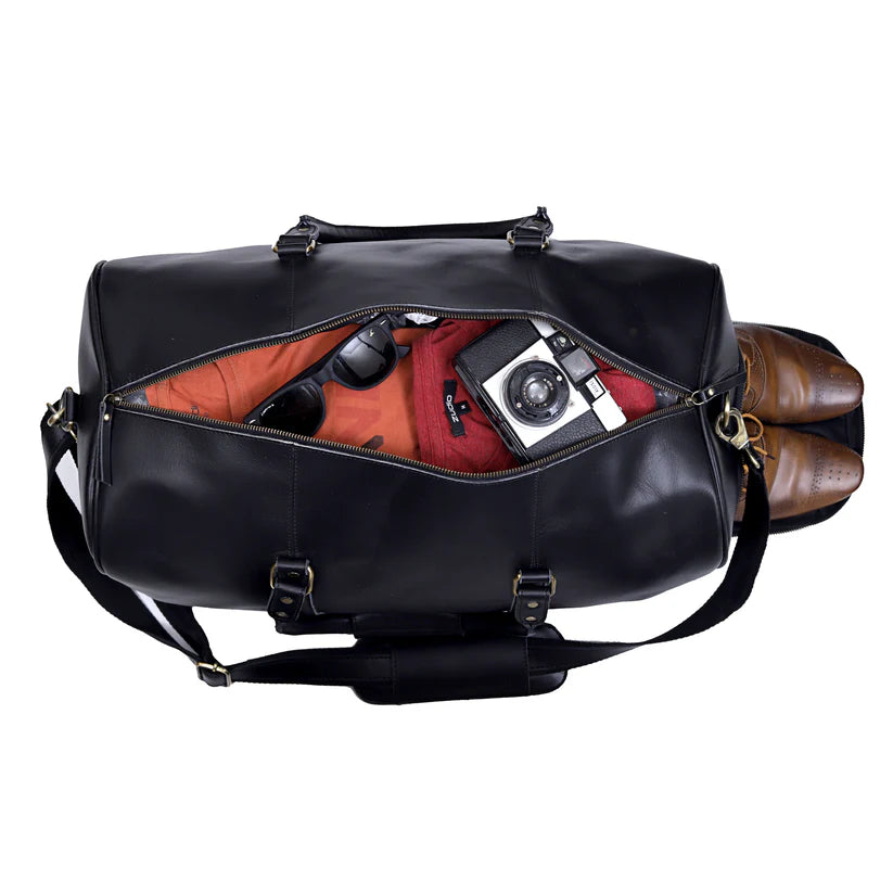 Lincoln Leather Duffel  Bag For Men