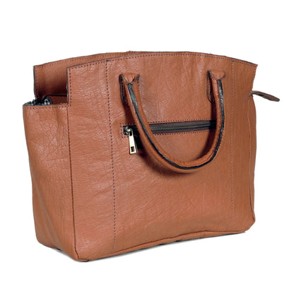 Chelsea Full-Grain Leather Tote Bag with Top Handles