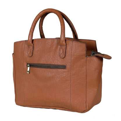 Chelsea Full-Grain Leather Tote Bag with Top Handles