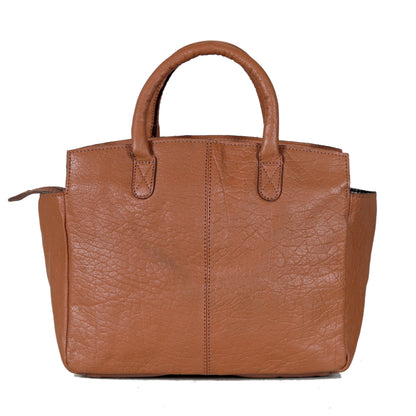 Chelsea Full-Grain Leather Tote Bag with Top Handles