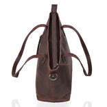 SCARLETT BUFFALO LEATHER TOTE BAG