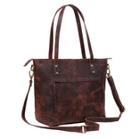 SCARLETT BUFFALO LEATHER TOTE BAG