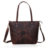 SCARLETT BUFFALO LEATHER TOTE BAG