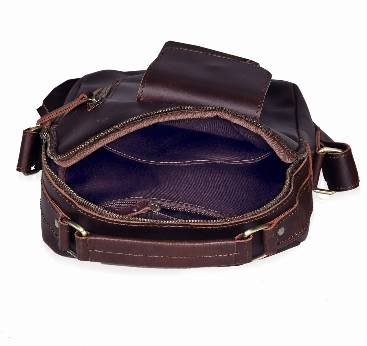 Vintage Urban Crossbody Leather Bag For Men and Women