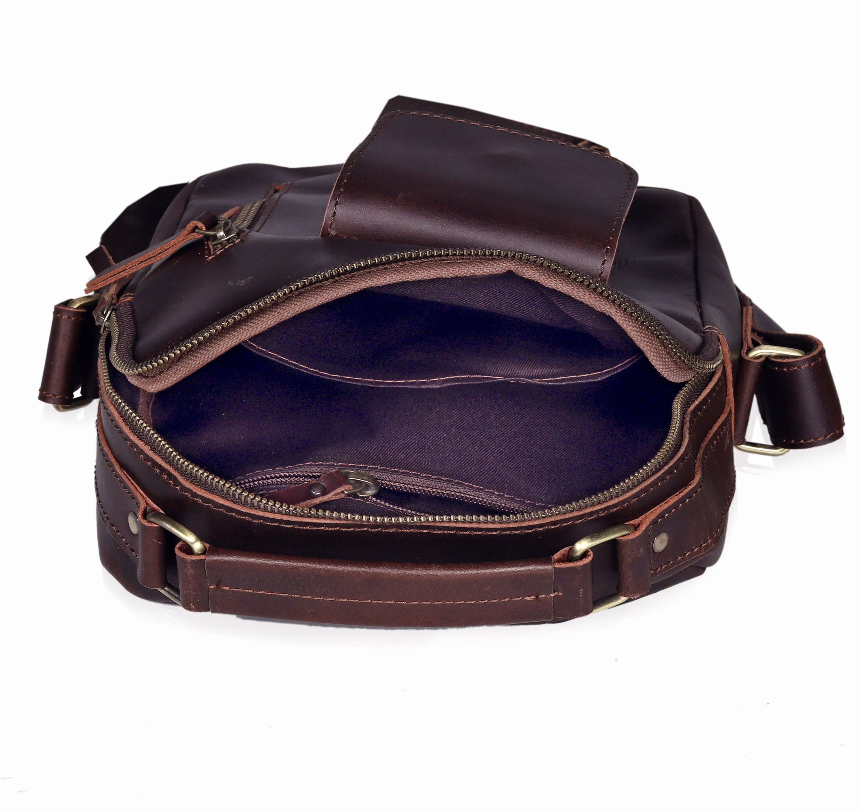 Vintage Urban Crossbody Leather Bag For Men and Women