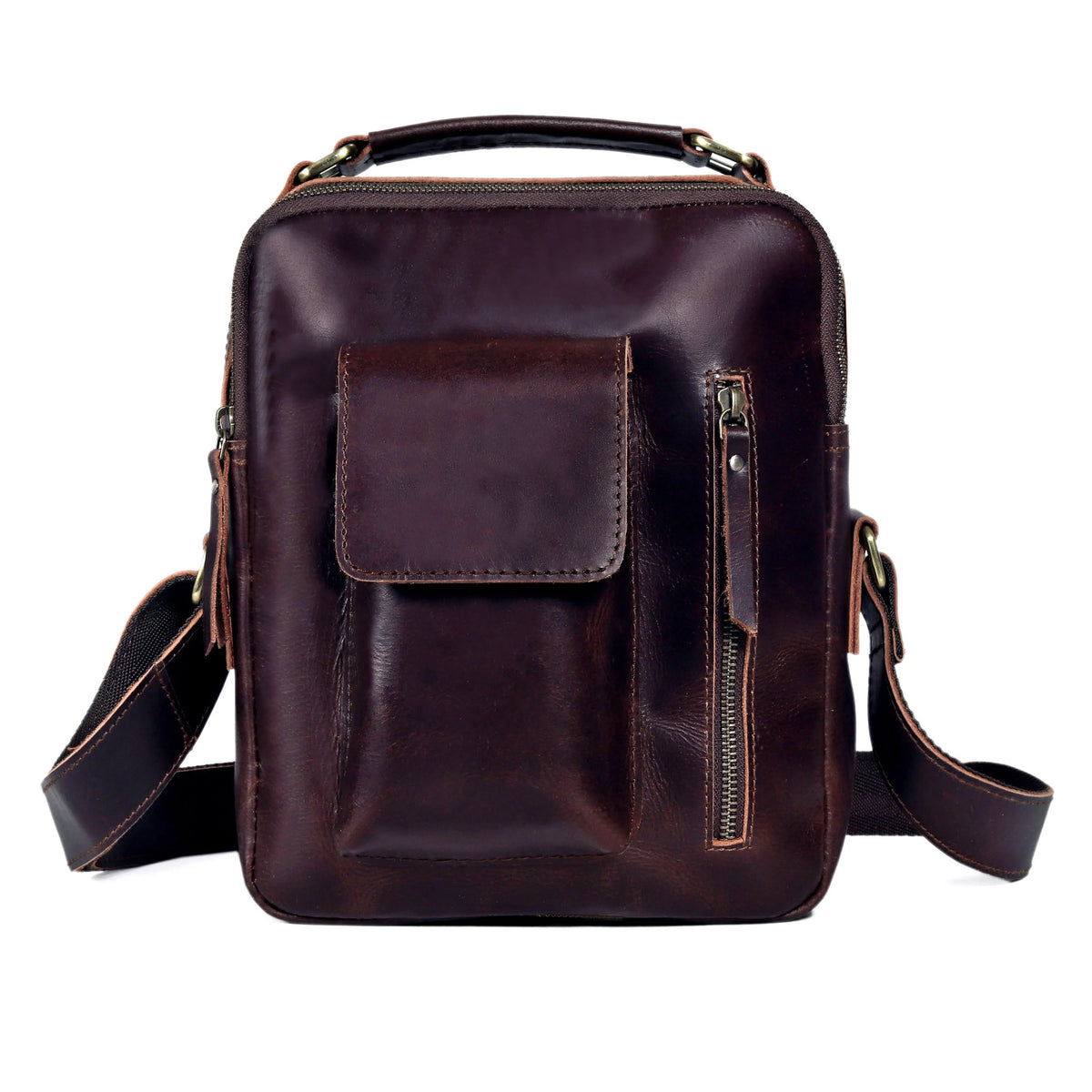 Vintage Urban Crossbody Leather Bag For Men and Women