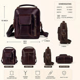 Vintage Urban Crossbody Leather Bag For Men and Women