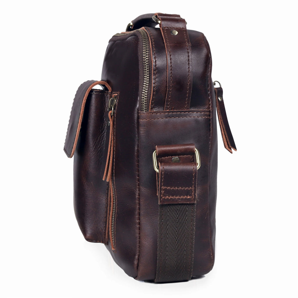 Vintage Urban Crossbody Leather Bag For Men and Women