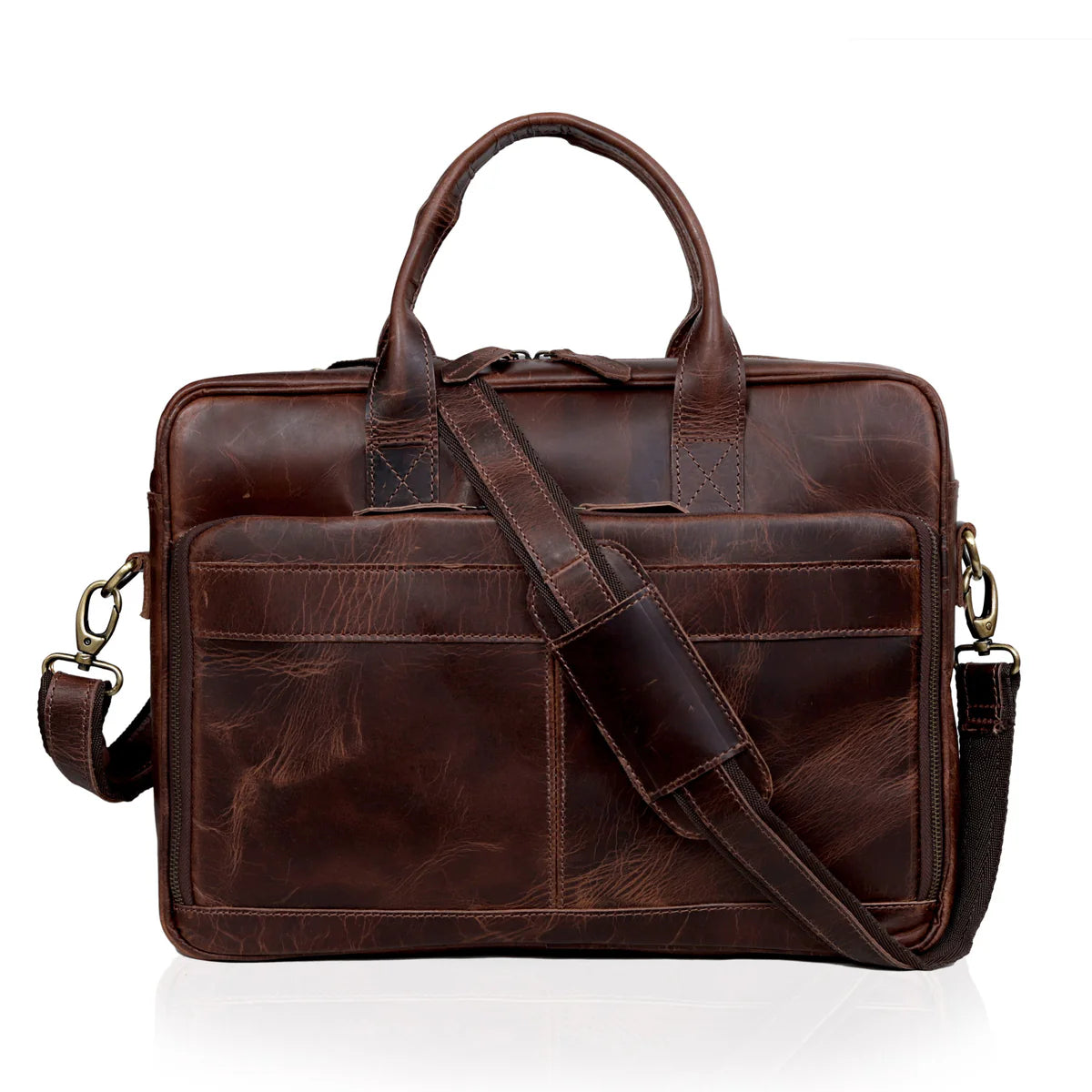 Lincoln Leather Briefcase Bag