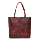 MONTANA BUFFALO LEATHER TOTE BAG