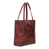 MONTANA BUFFALO LEATHER TOTE BAG